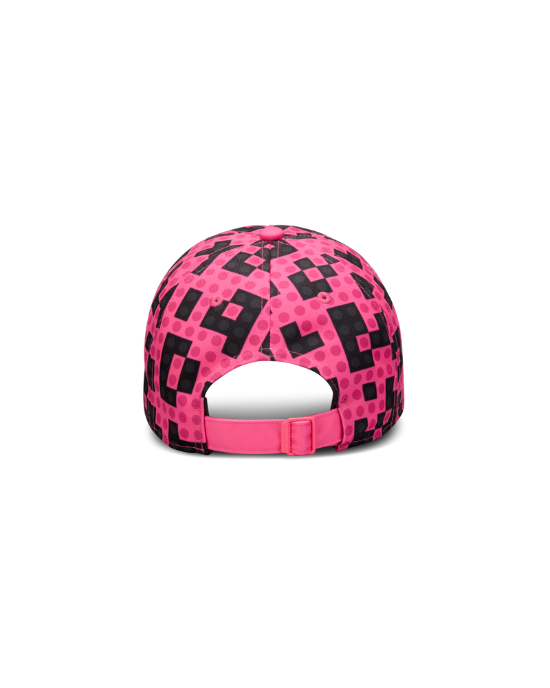 Nike x LEGO big kids hat pink and black brick print (British brand)