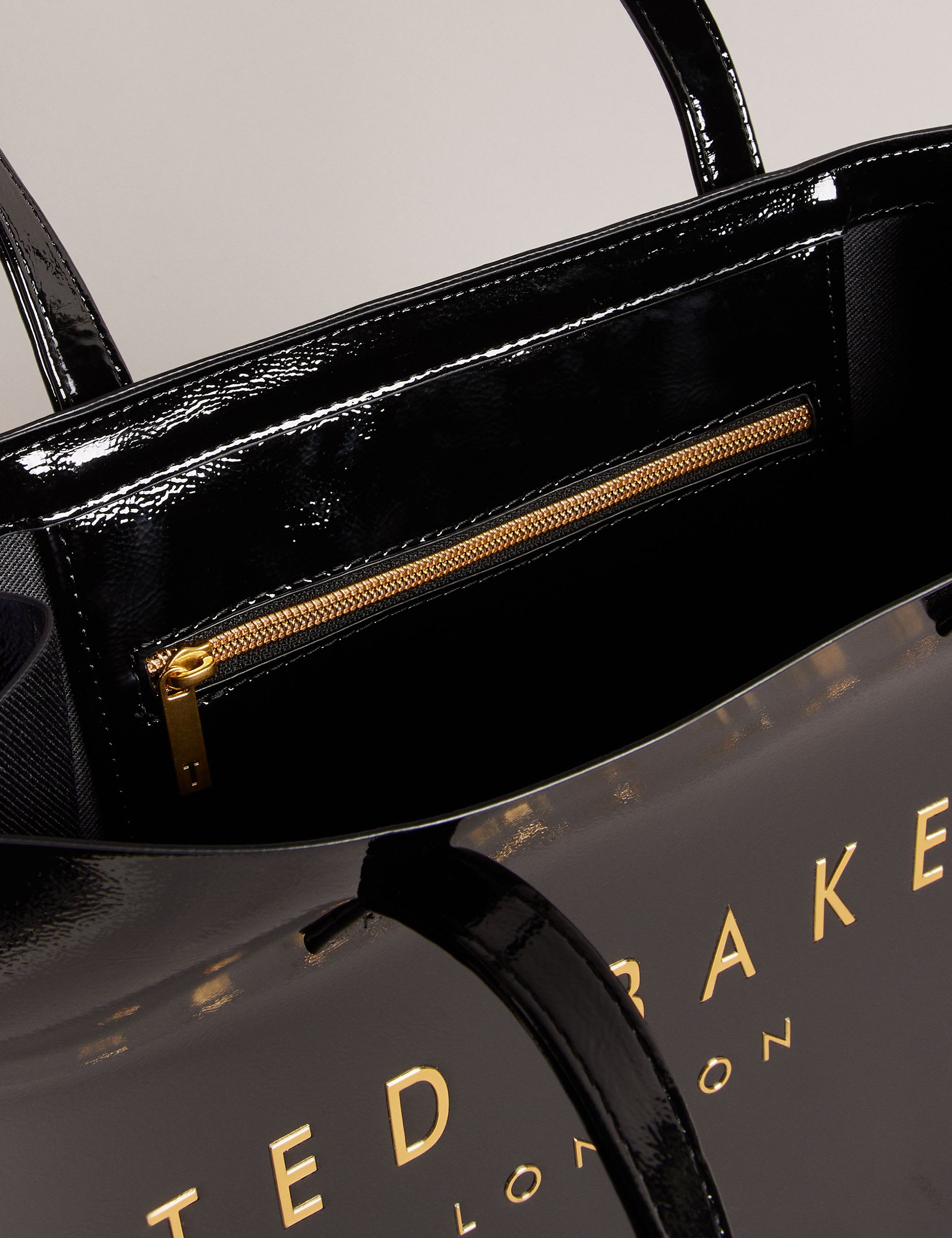 Ted Baker large patent tote bag - British product