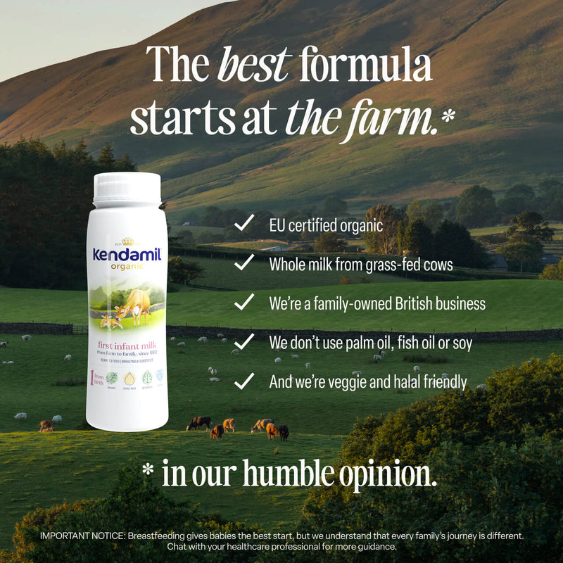 Organic infant formula ready to feed 6x200ml (British brand)