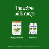 Organic ready to feed toddler milk 6x200ml, imported from the UK