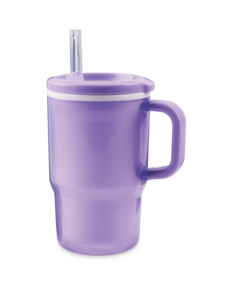 Insulated Cup with Silicone Straw