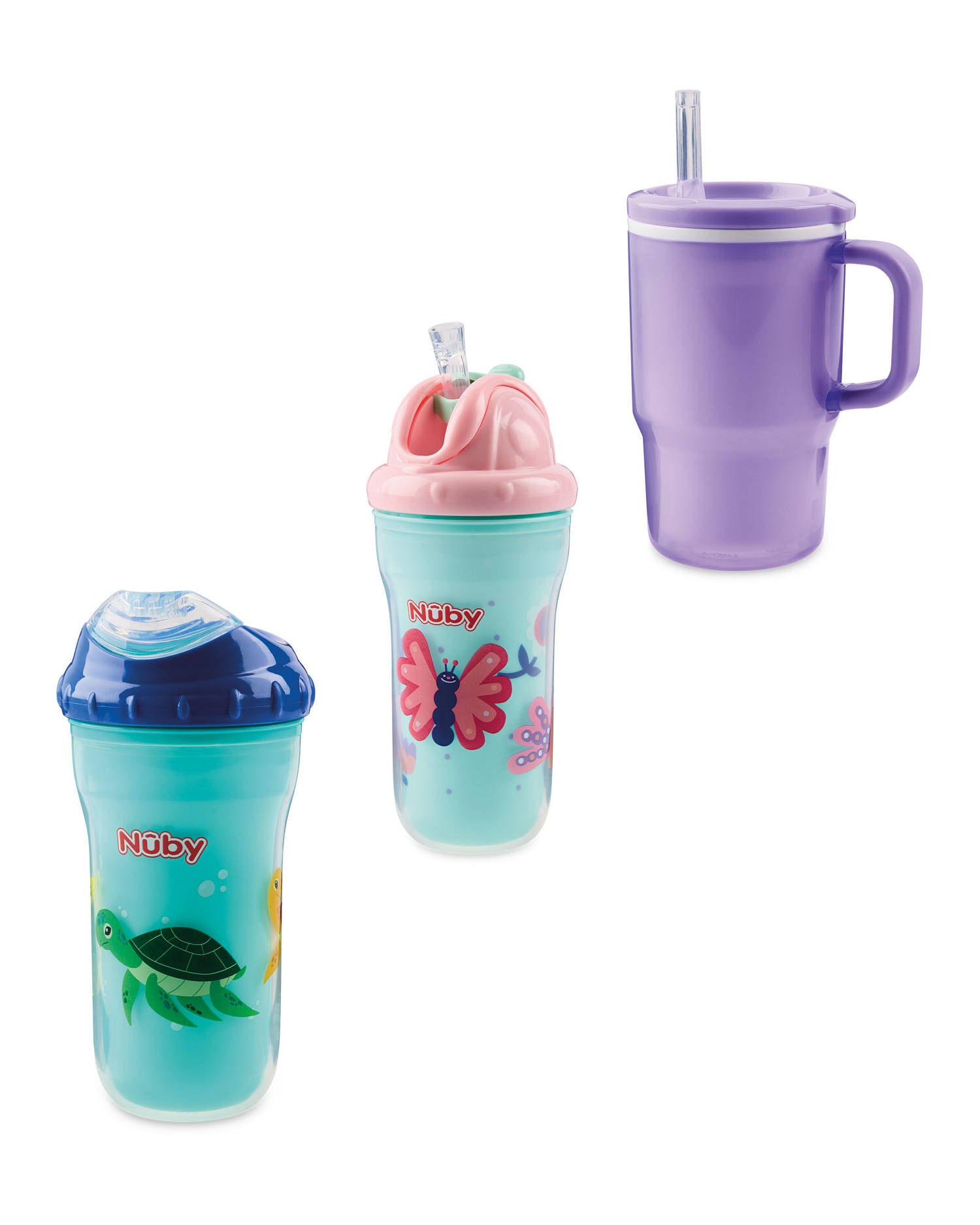 Insulated baby cup with soft silicone spout, imported from the UK