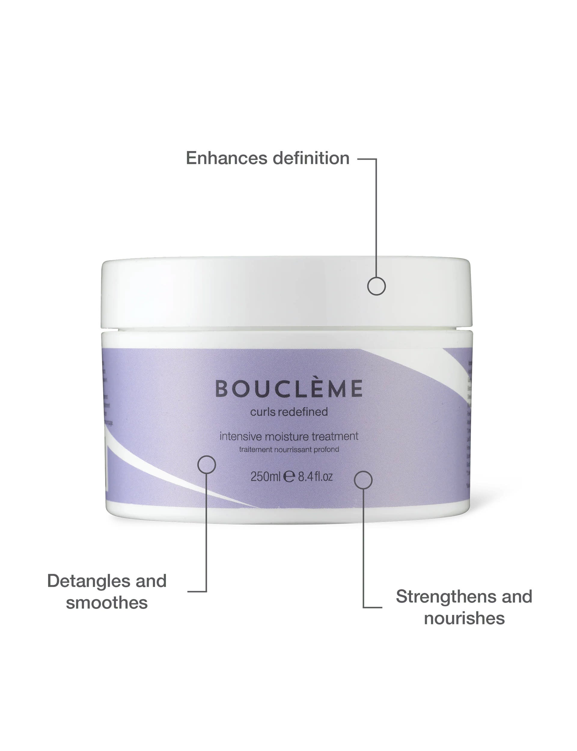 Boucleme hair mask 250ml, UK version