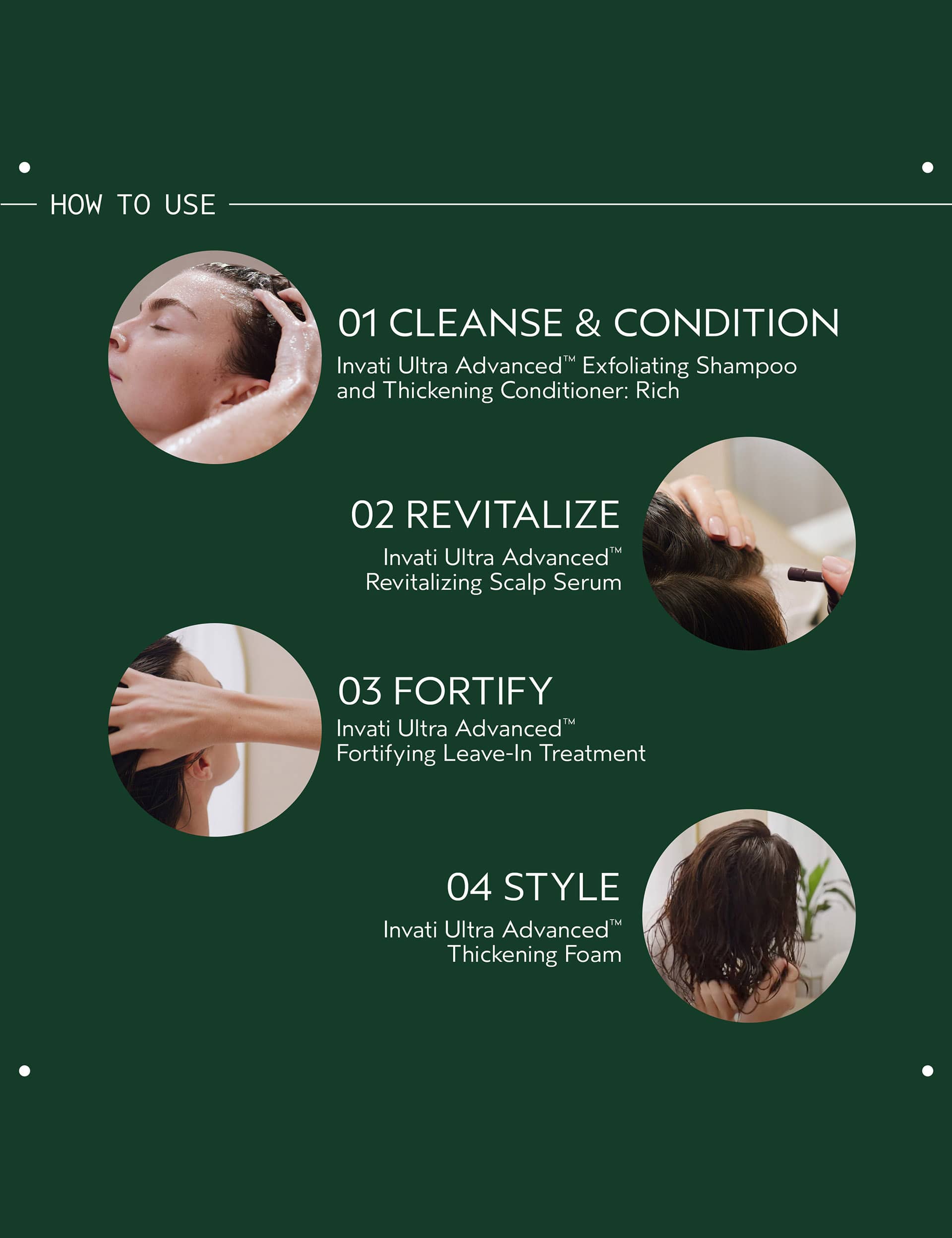 Aveda Invati Rich system 650ml, imported from the UK
