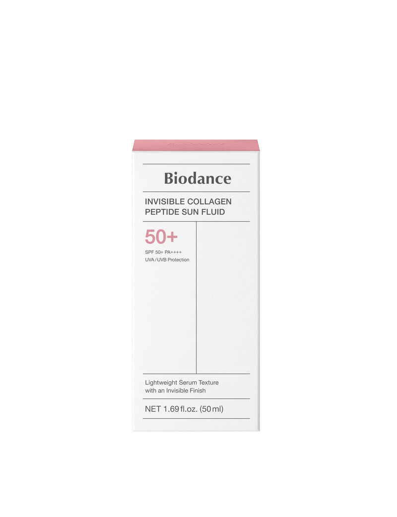 Invisible Collagen Peptide Sun Fluid 50ml SPF50+ sunscreen, UK version