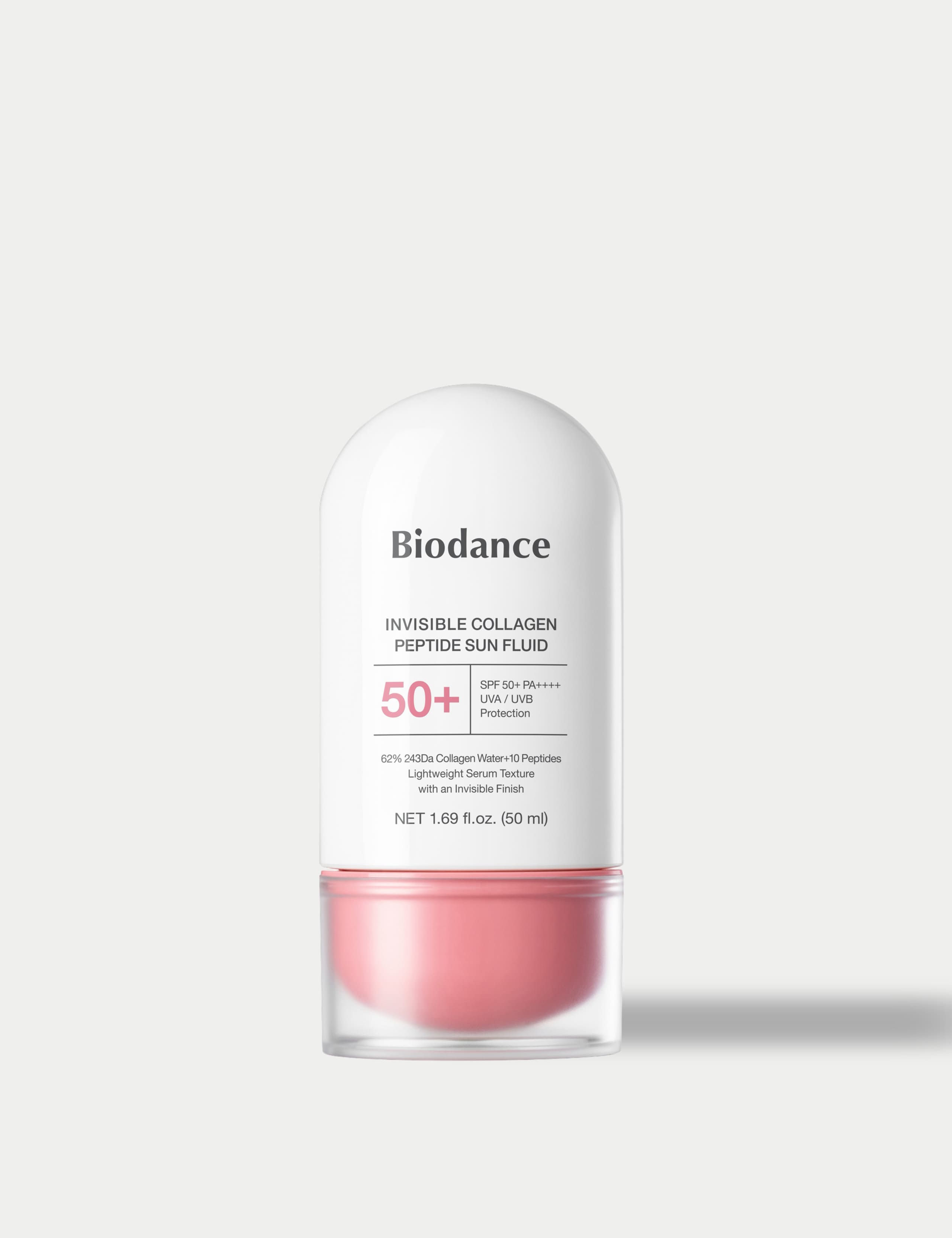 Invisible Collagen Peptide Sun Fluid 50ml SPF50+ sunscreen, UK version