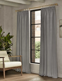 Isabelle pencil pleat blackout curtains polyester - British product