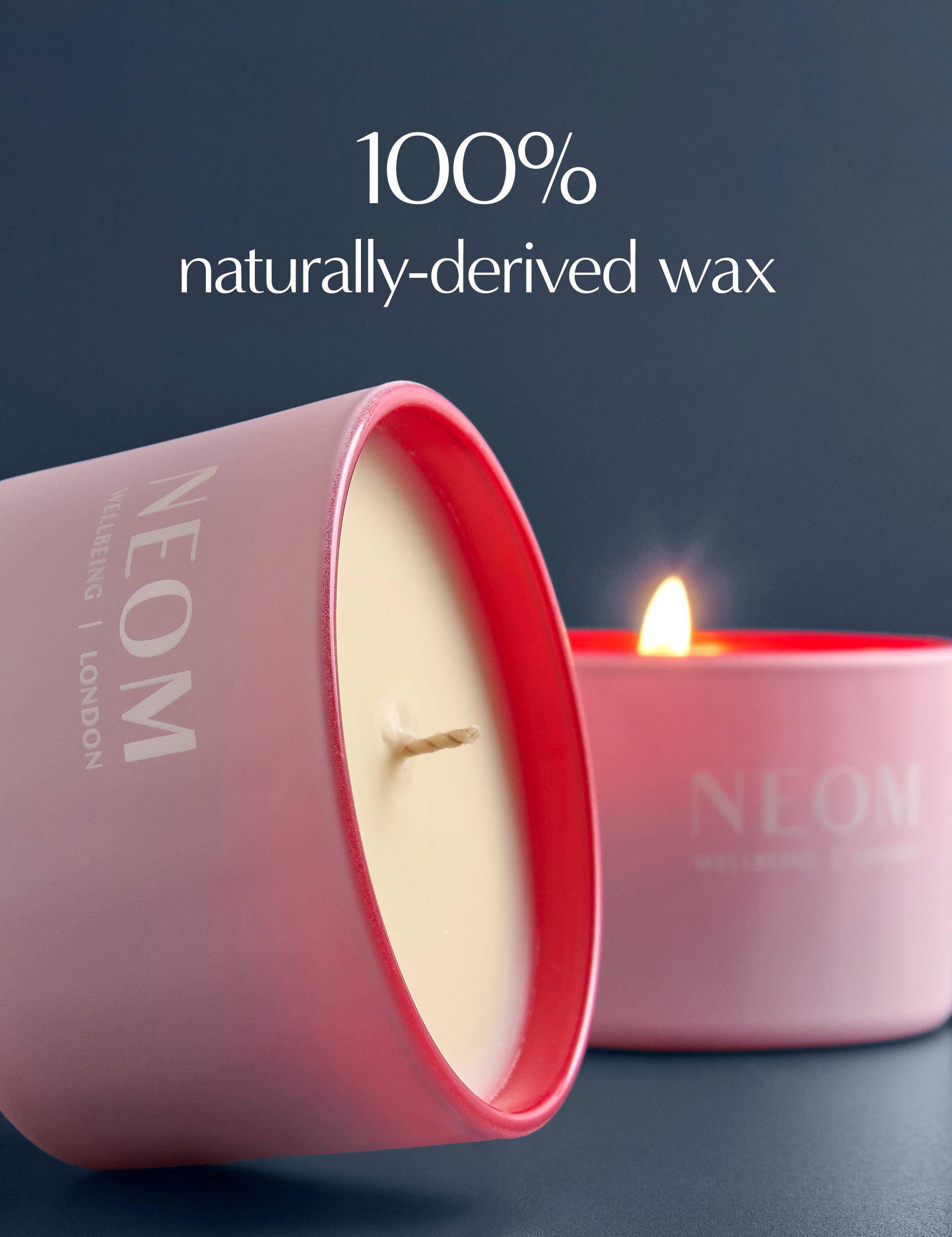 NEOM It's All Rosy scented candle and hand balm set, imported from the UK