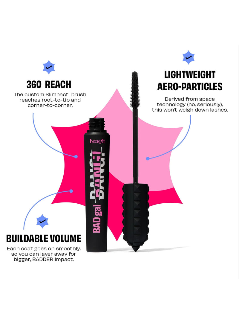 Benefit It's Glam Time mascara bronzer blush gift set, imported from the UK