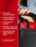 Nails.INC It's Topless 1-step gel nail polish 14ml, imported from the UK