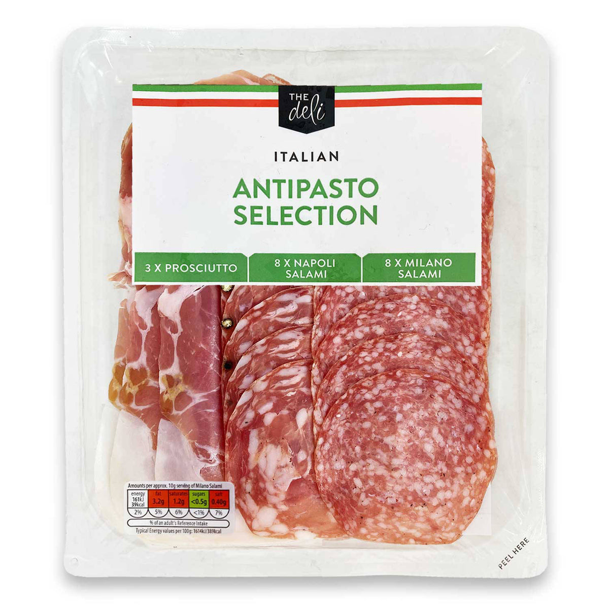 Italian antipasti Napoli salami selection, UK version