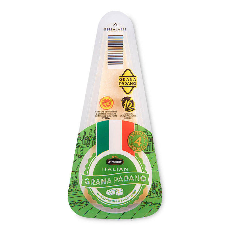 Grana Padano PDO Italian hard cheese, UK version