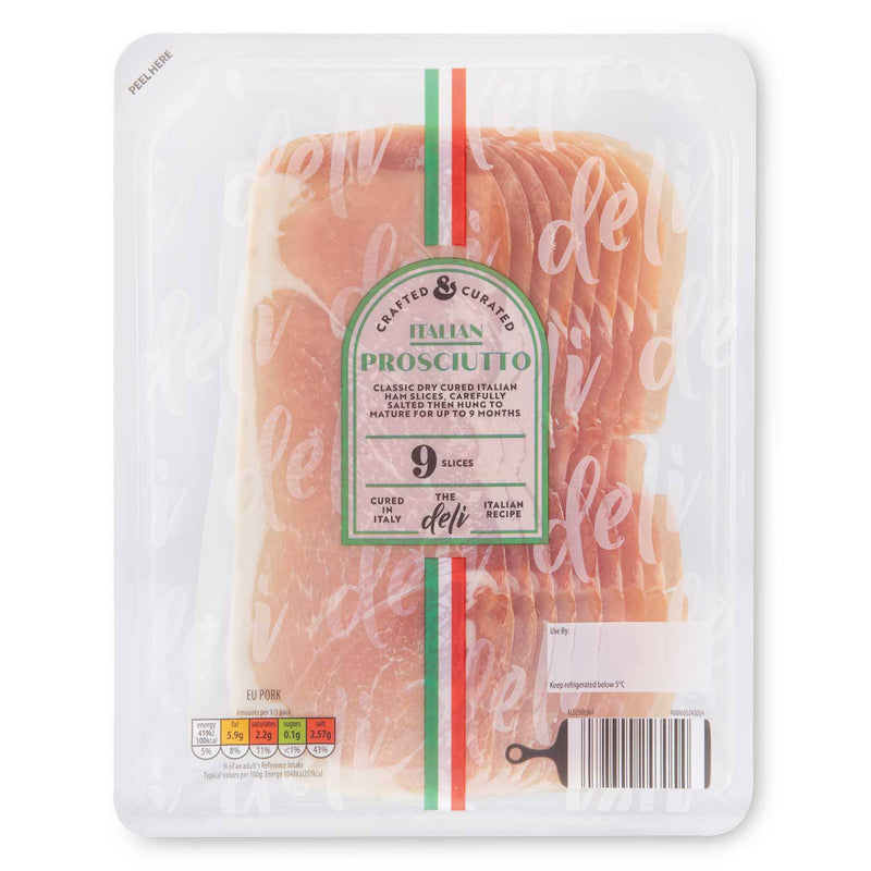 Prosciutto Italian 9 slices, UK version