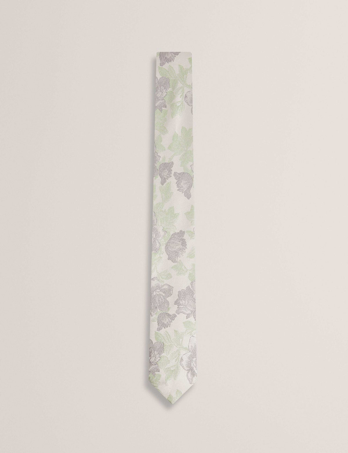 Ted Baker jacquard floral pure silk tie (British brand)