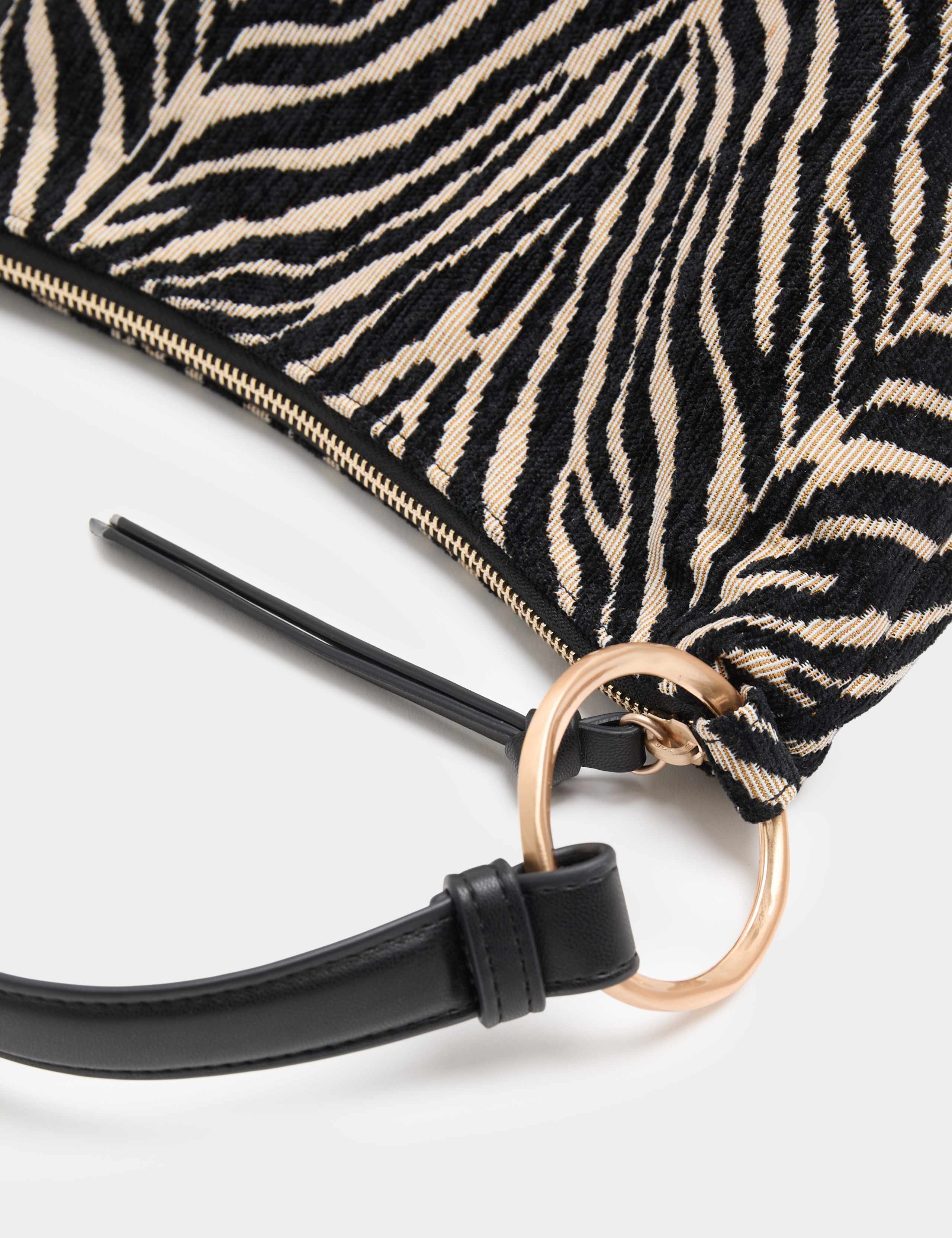M&S zebra print mini shoulder bag - British product
