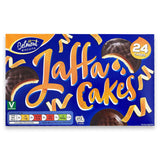 Jaffa Cakes with orange filling and chocolate topping, imported from the UK