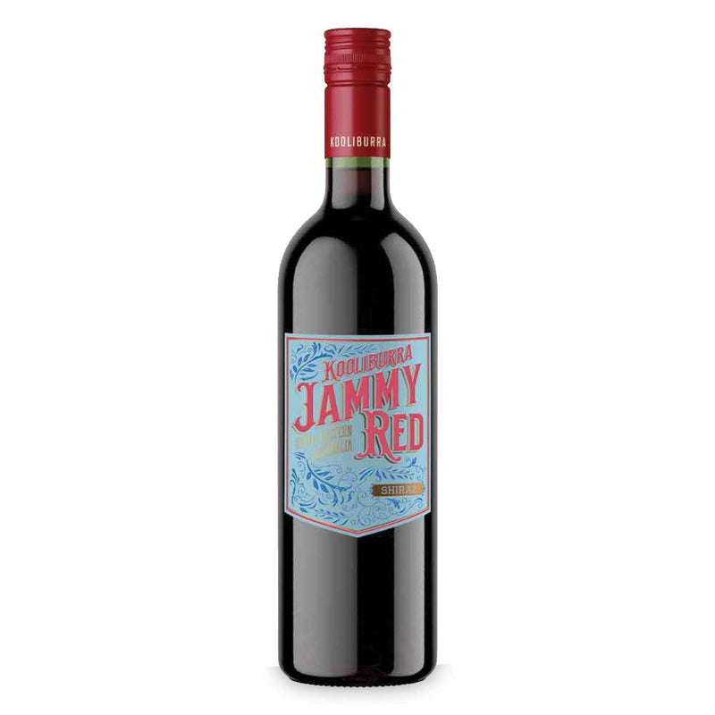 Red wine Jammy Shiraz 2023 vintage, imported from the UK