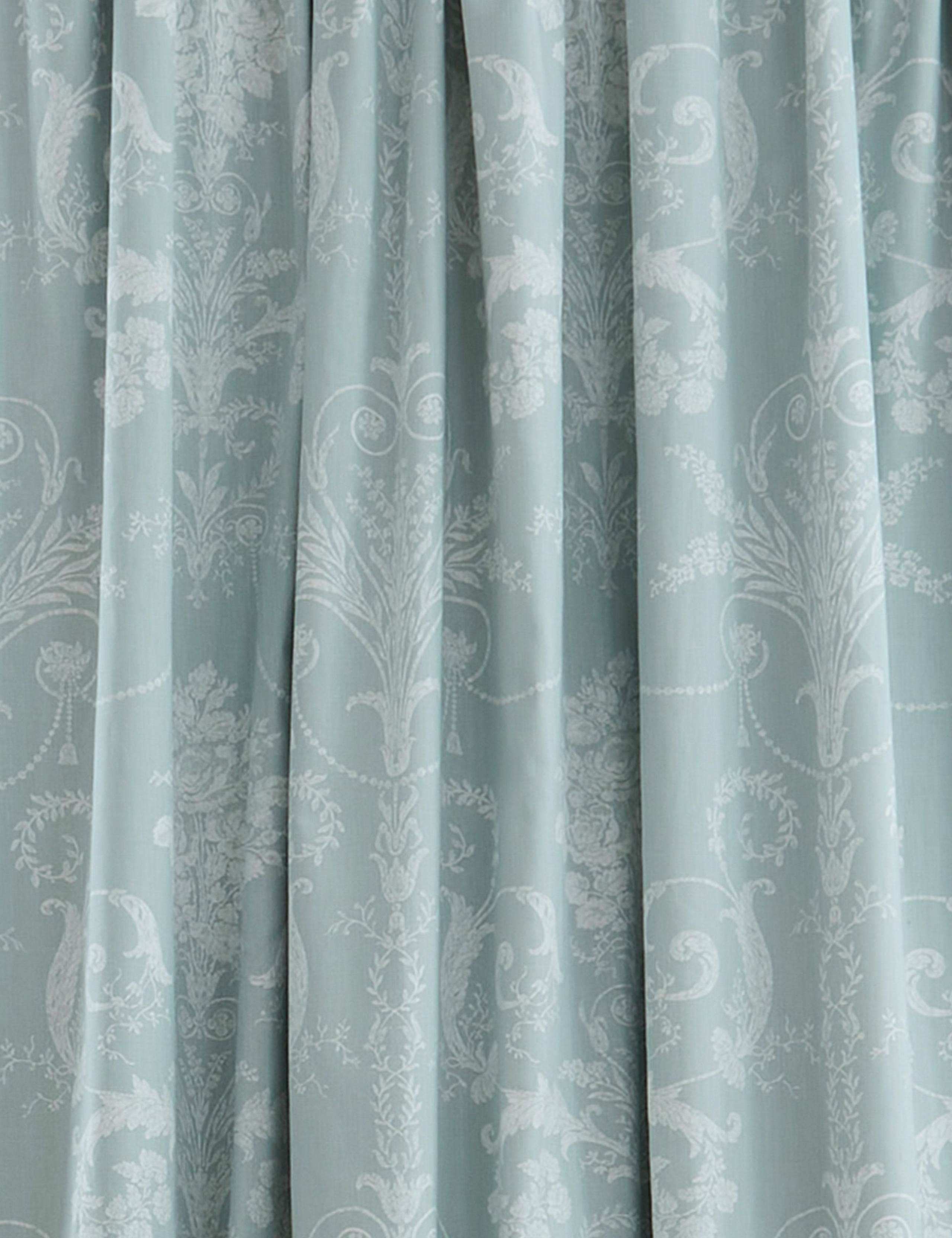 Laura Ashley Josette pencil pleat blackout curtains, UK version