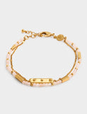 Katie Loxton waterproof birthstone bracelet with sunstone (British brand)