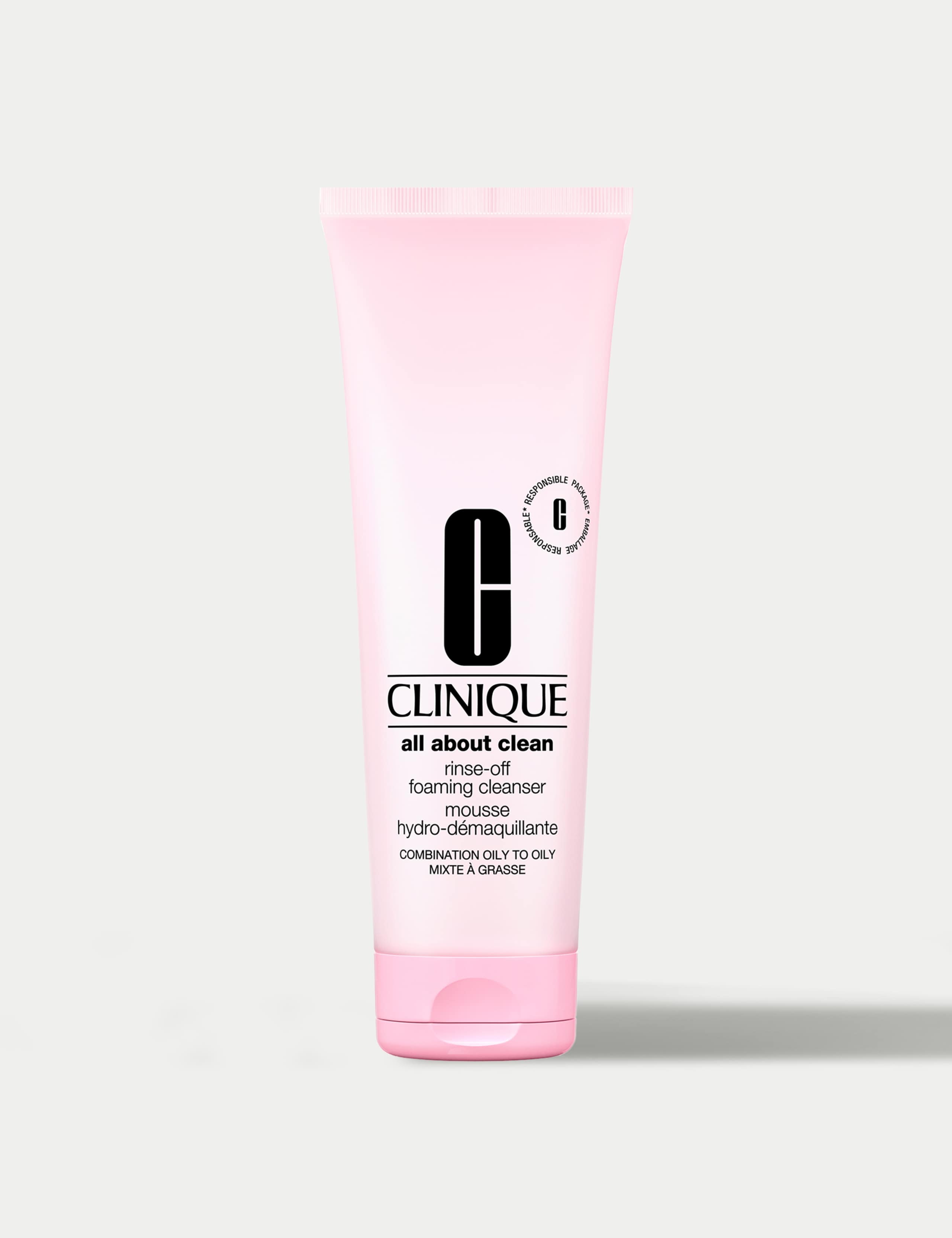 Clinique Jumbo All About Clean foaming cleanser for oily skin (British brand)