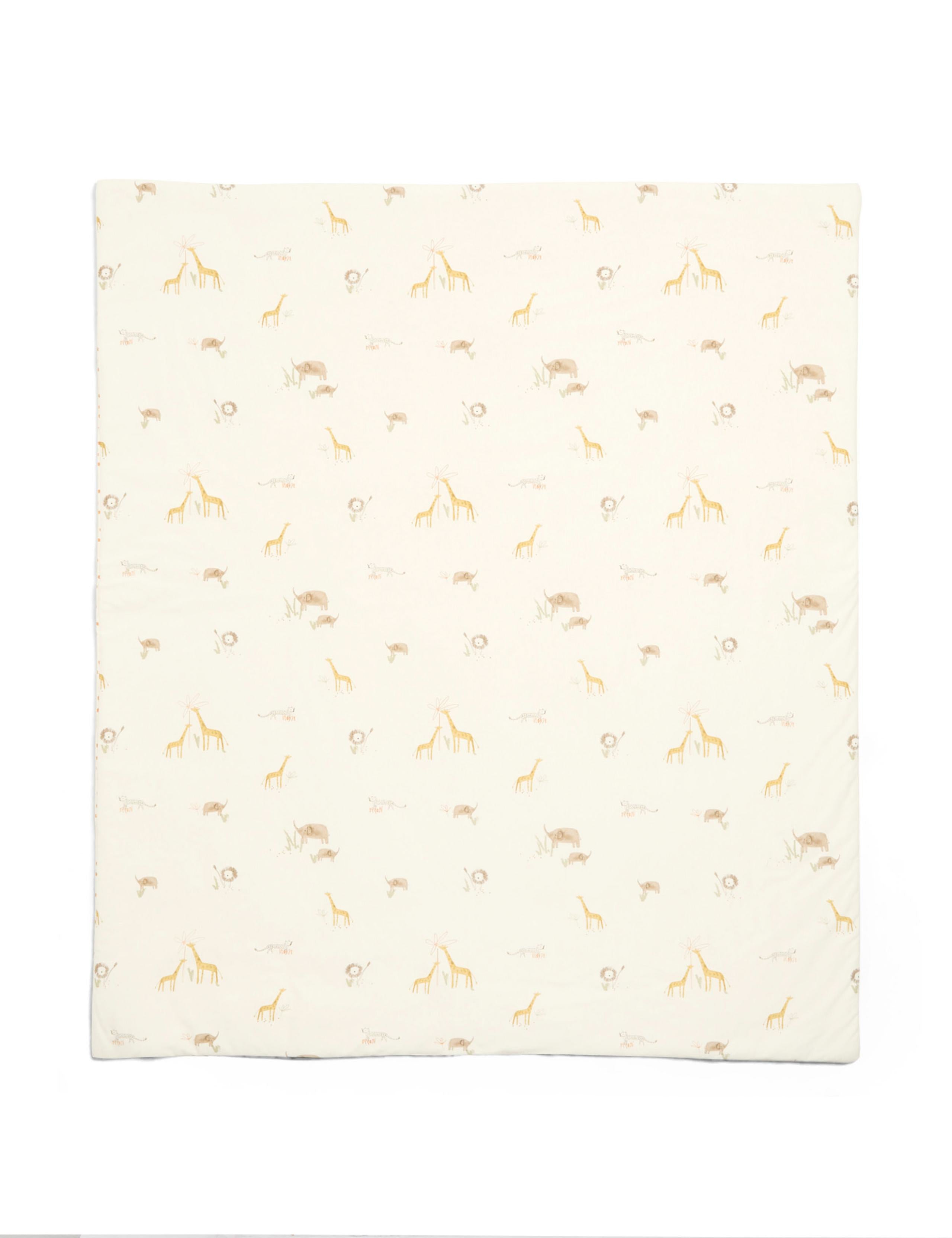 Mamas & Papas jungle cotbed quilt, UK version