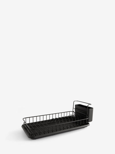 Next Svart mini plassbesparende oppvaskstativ 15,5 cm x 43 cm x 21,5 cm - Kjøp online hos McGrocer