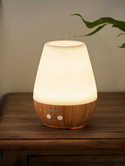 Beurer Creme Aroma Diffuser und Stimmungslampe