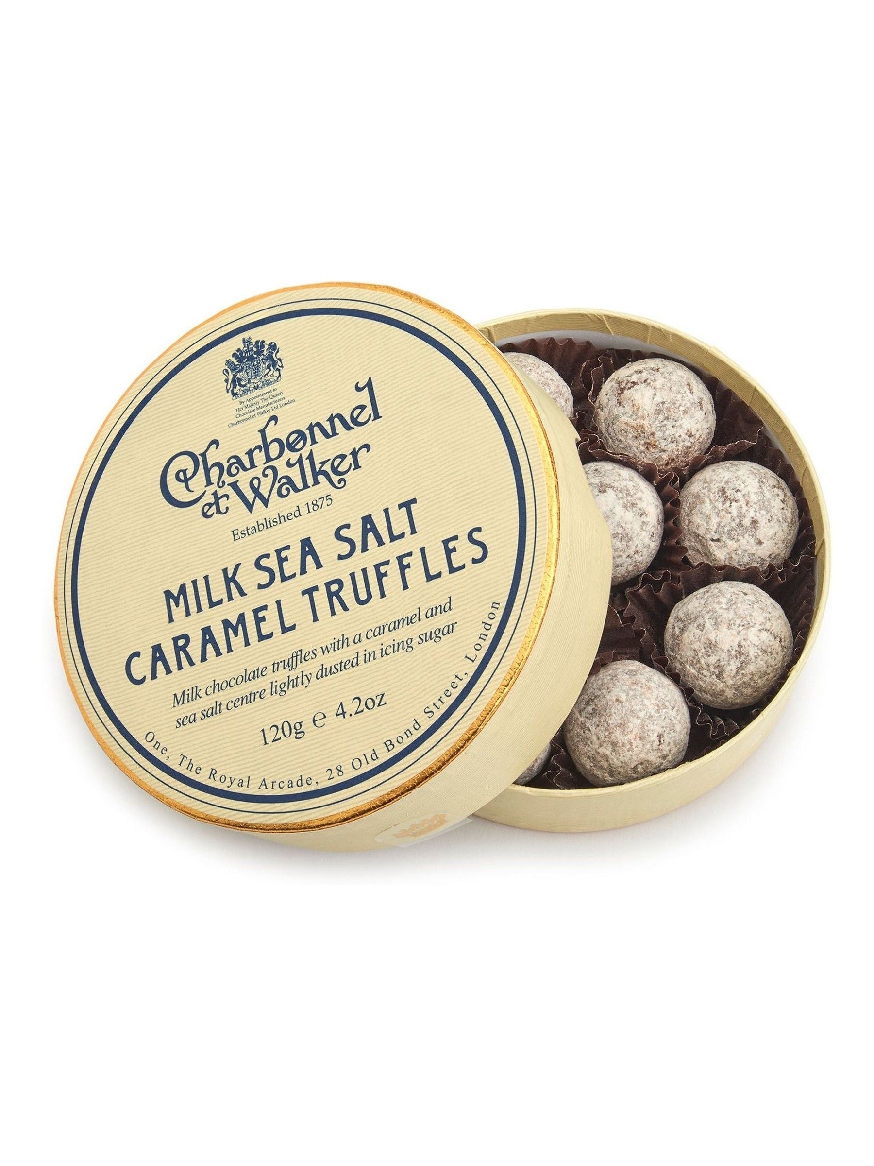 Charbonnel et Walker 120g Milk Sea Salt Caramel Chocolate Truffles
