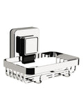 Showerdrape chrome PushLoc soap basket 9x13.5cm, UK version
