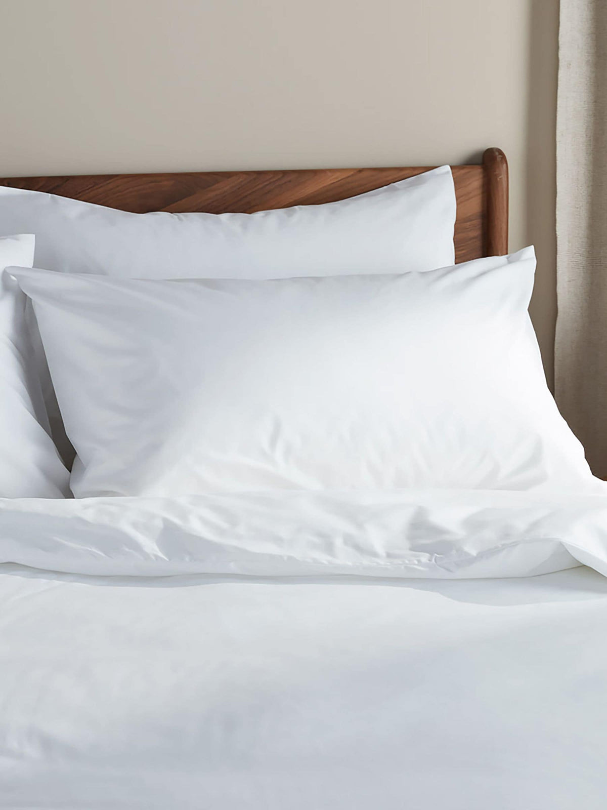 Bedfolk Luxe Cotton king pillowcases 100% cotton (British brand)
