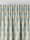 Emily Bond Sky Blue Jaipur made to measure curtains UK version