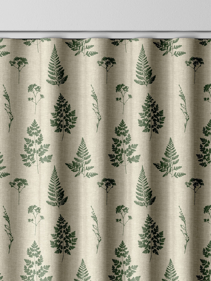 Emily Bond Green Tynesfield made to measure curtains (British brand)