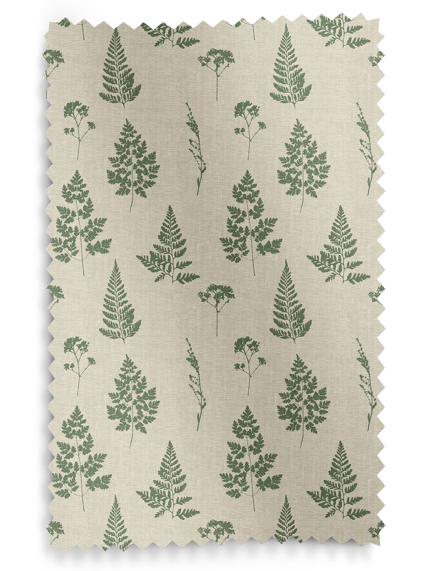 Emily Bond Green Tynesfield made to measure curtains (British brand)