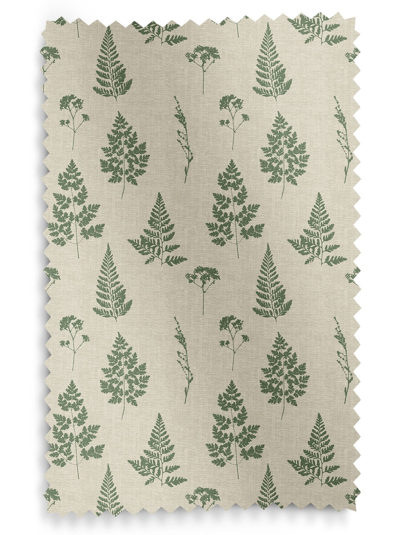 Emily Bond Green Tynesfield made to measure curtains (British brand)