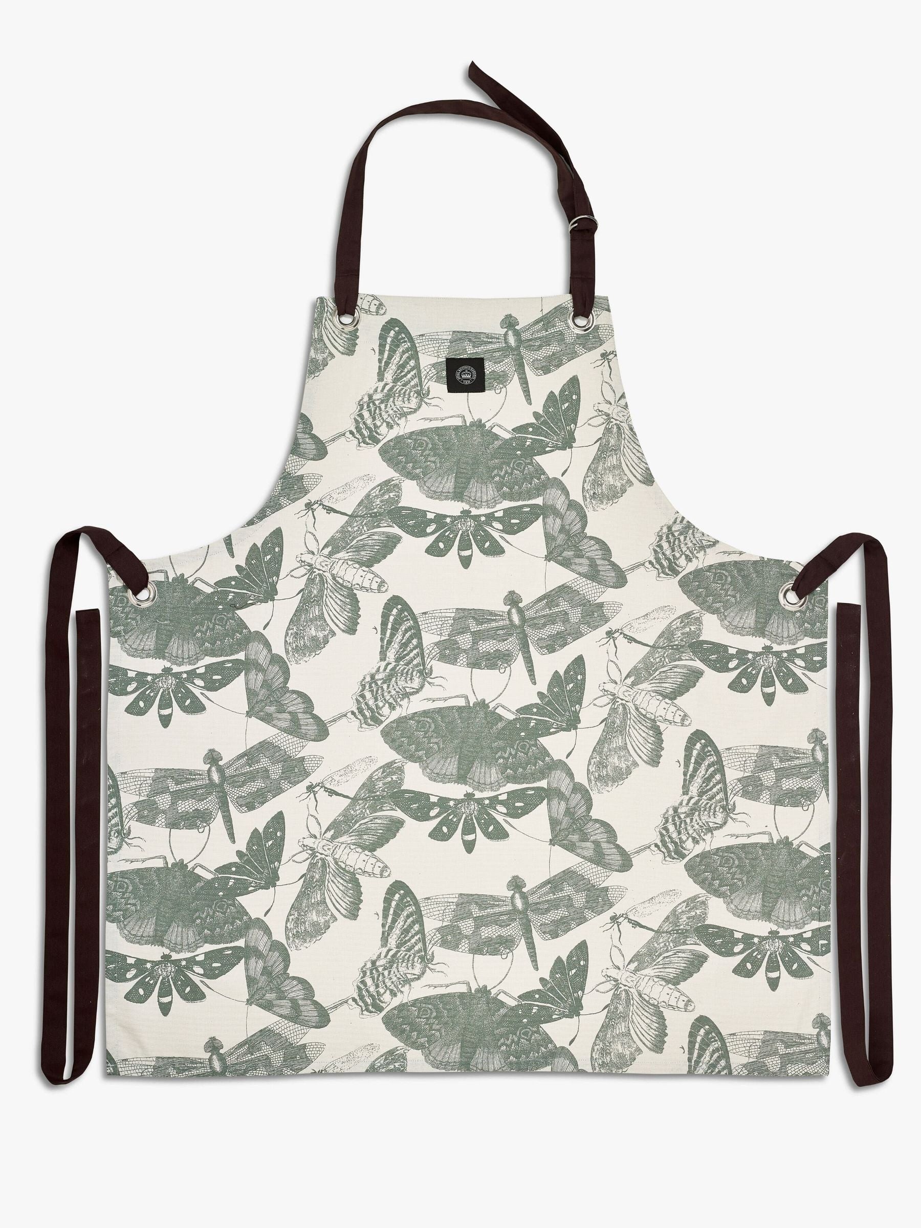 Kew Gardens Green Living Jewels oven glove and apron set, UK version