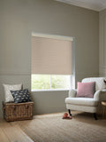 Emily Bond rust orange Jaipur made to measure roller blind (British brand)