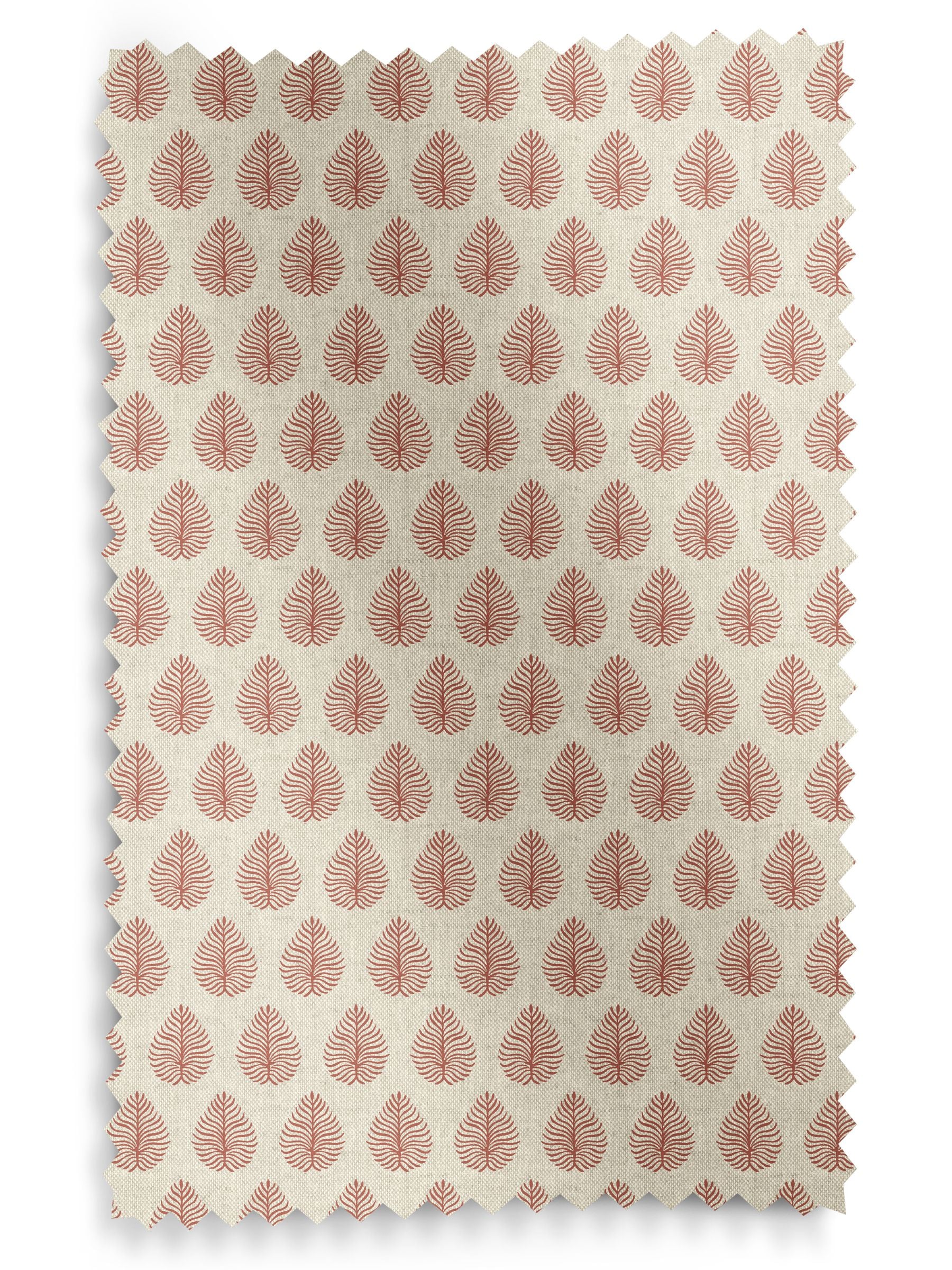 Emily Bond rust orange Jaipur made to measure roller blind (British brand)