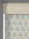Emily Bond roller blind Sky Blue Jaipur, imported from the UK