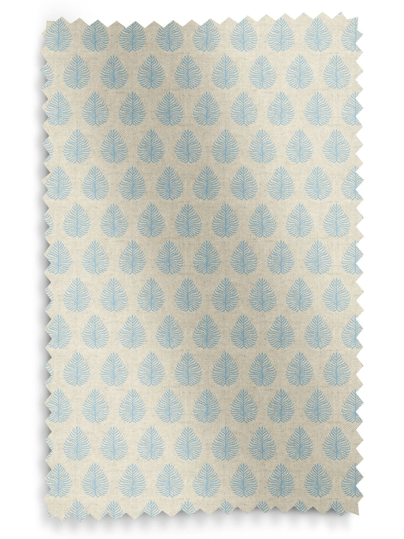 Emily Bond roller blind Sky Blue Jaipur, imported from the UK