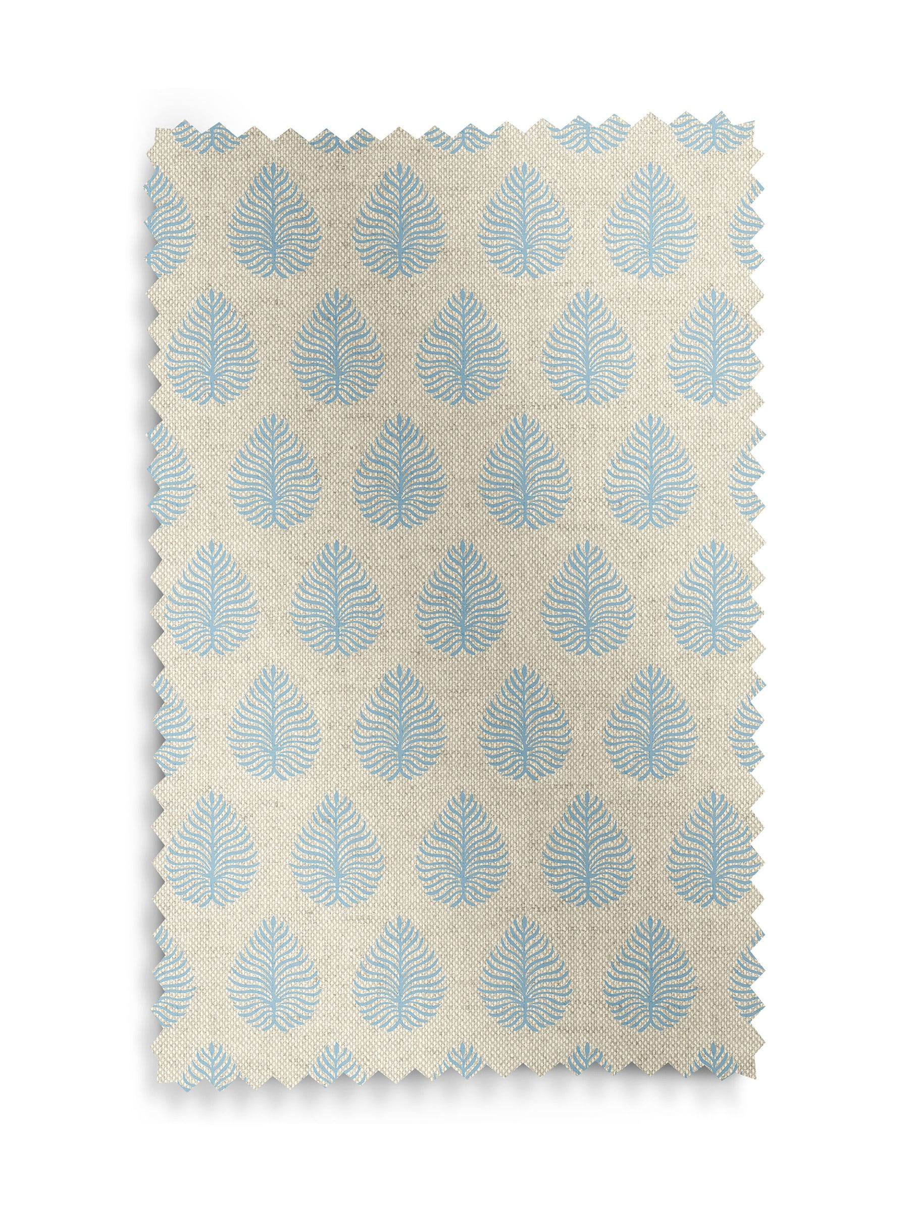 Emily Bond sky blue Jaipur roman blind - British product