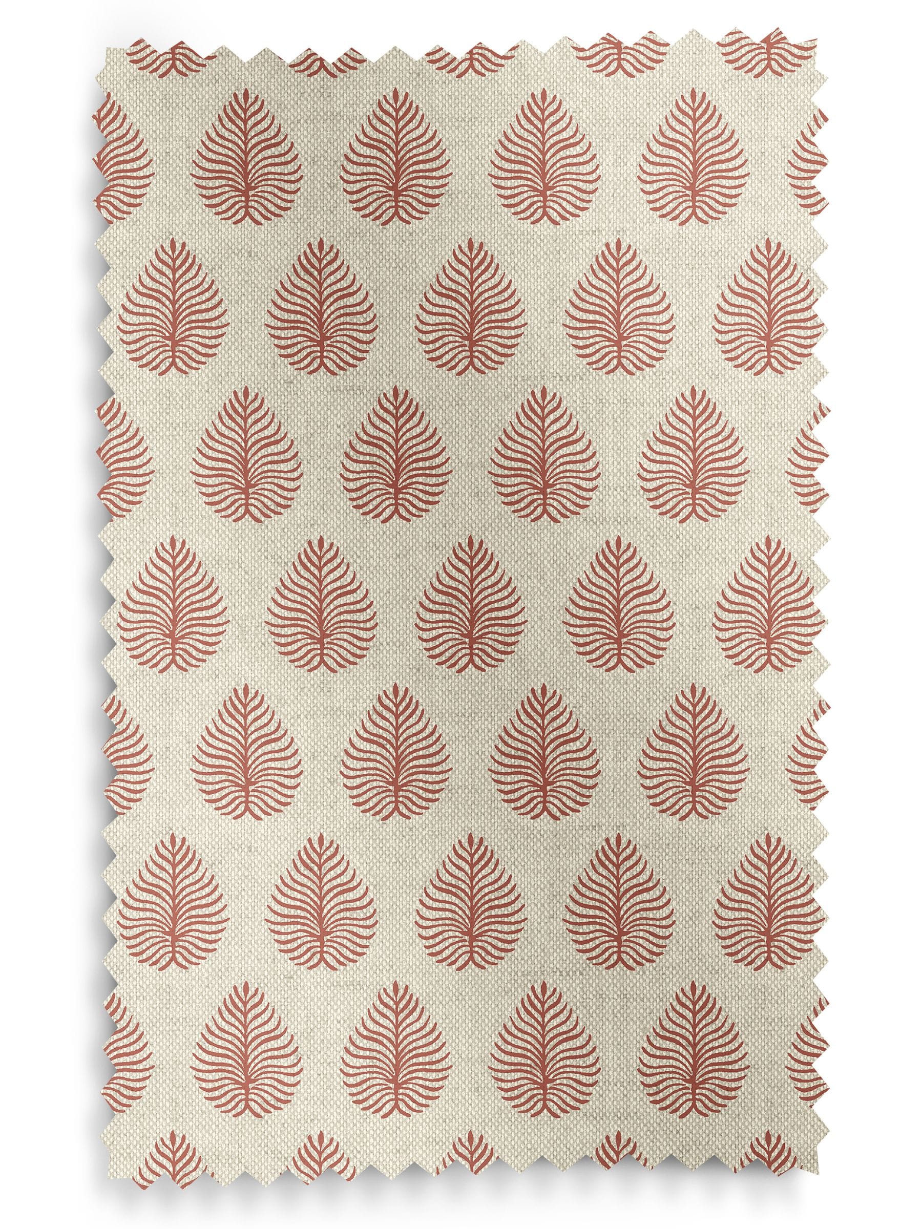 Emily Bond Rust Orange Jaipur roman blind made to measure, imported from the UK
