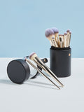 10 Piece Makeup Brush Set and Travel Case