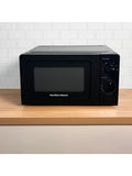 Hamilton Beach black microwave oven with glass door 20 litre, UK version