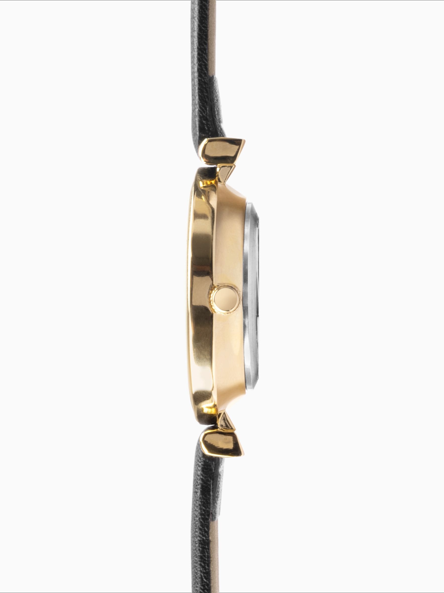 Limit ladies gold watch with black strap 30mm, UK version