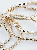 Gold Tone Sparkle Stretch Bracelets Pack, UK version