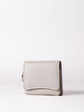 Lakeland Leather Cranberry Small Leather Flapover Purse