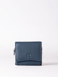 Lakeland Leather Cranberry Small Leather Flapover Purse