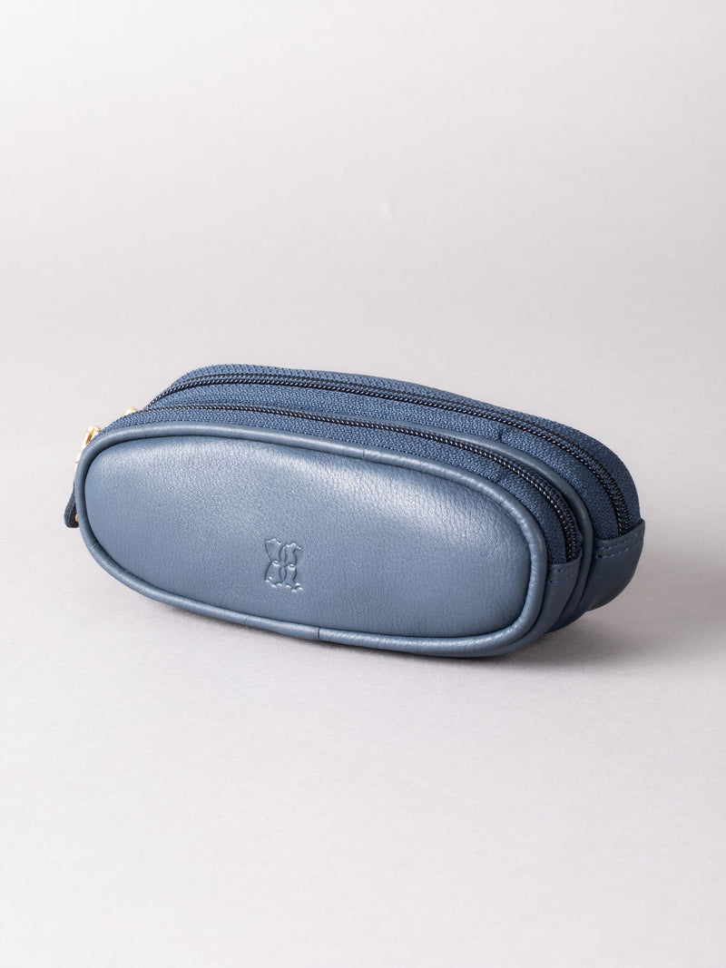 Lakeland Leather Mauve Double Glasses Case