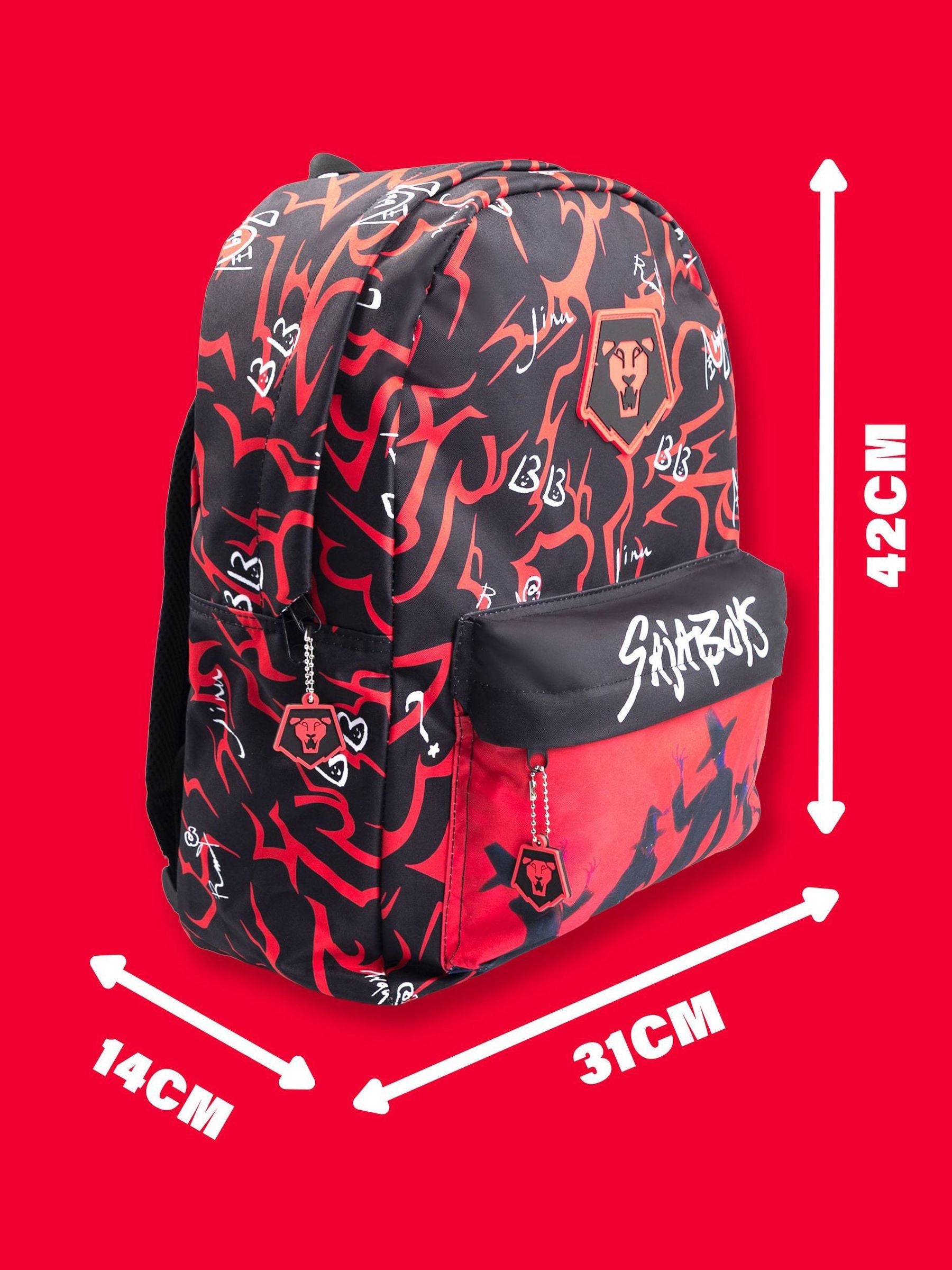 Vanilla Underground backpack Derpy Tiger design (British brand)