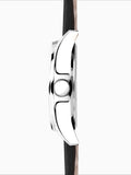 Limit Pilot watch 43mm silver case black dial black strap (British brand)